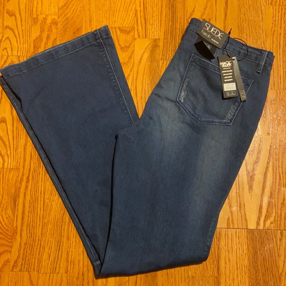 Suede high rise jeans ♥️